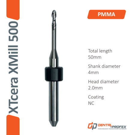 Фрезы XTCera XMill500  PMMA/WAX  2.0